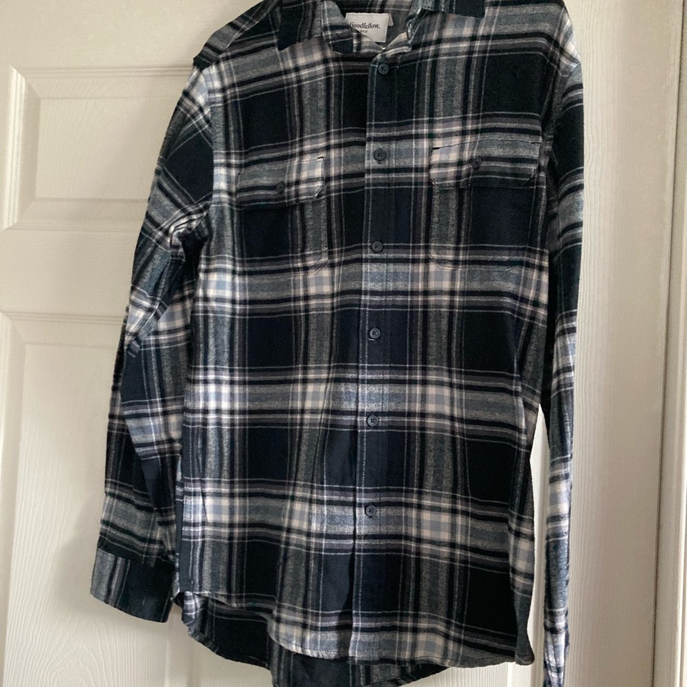 Flannel Black White and Gray